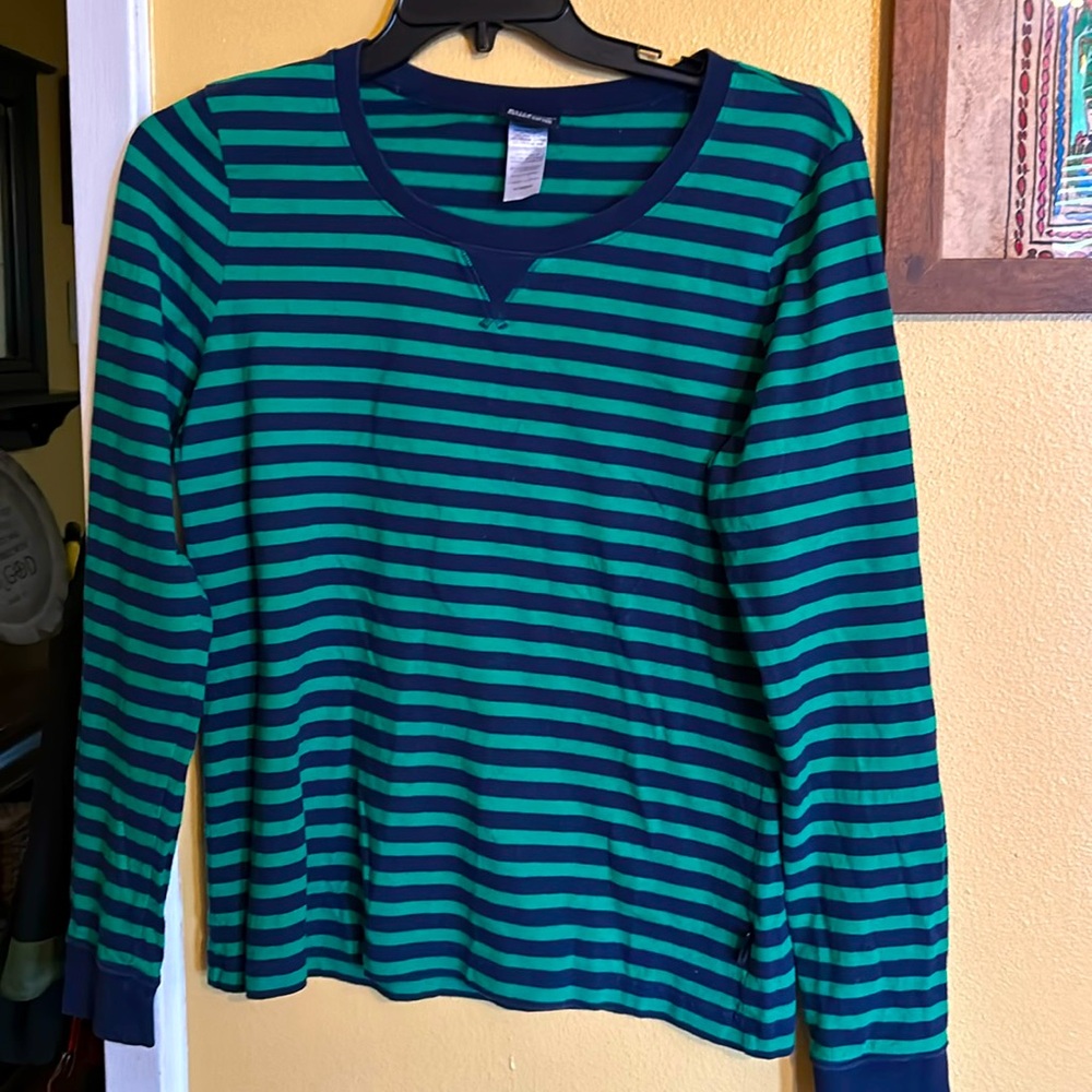 Womens Patagonia Size  Large striped Long Sleeved Shirt